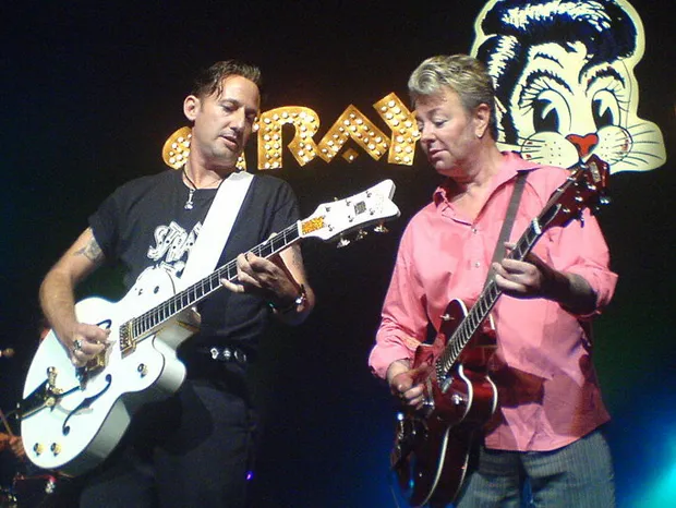 Brian Setzer and Buzz Campbell